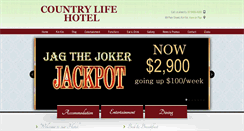 Desktop Screenshot of countrylifehotel.com.au